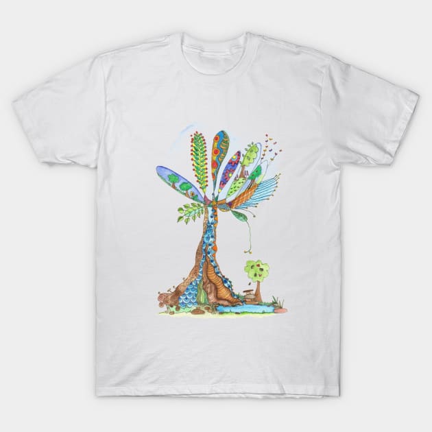 Tree of Life 12 T-Shirt by wiccked